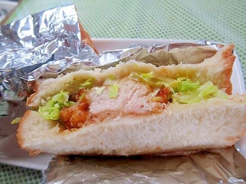 チキンタツタdeサンドイッチ~♪